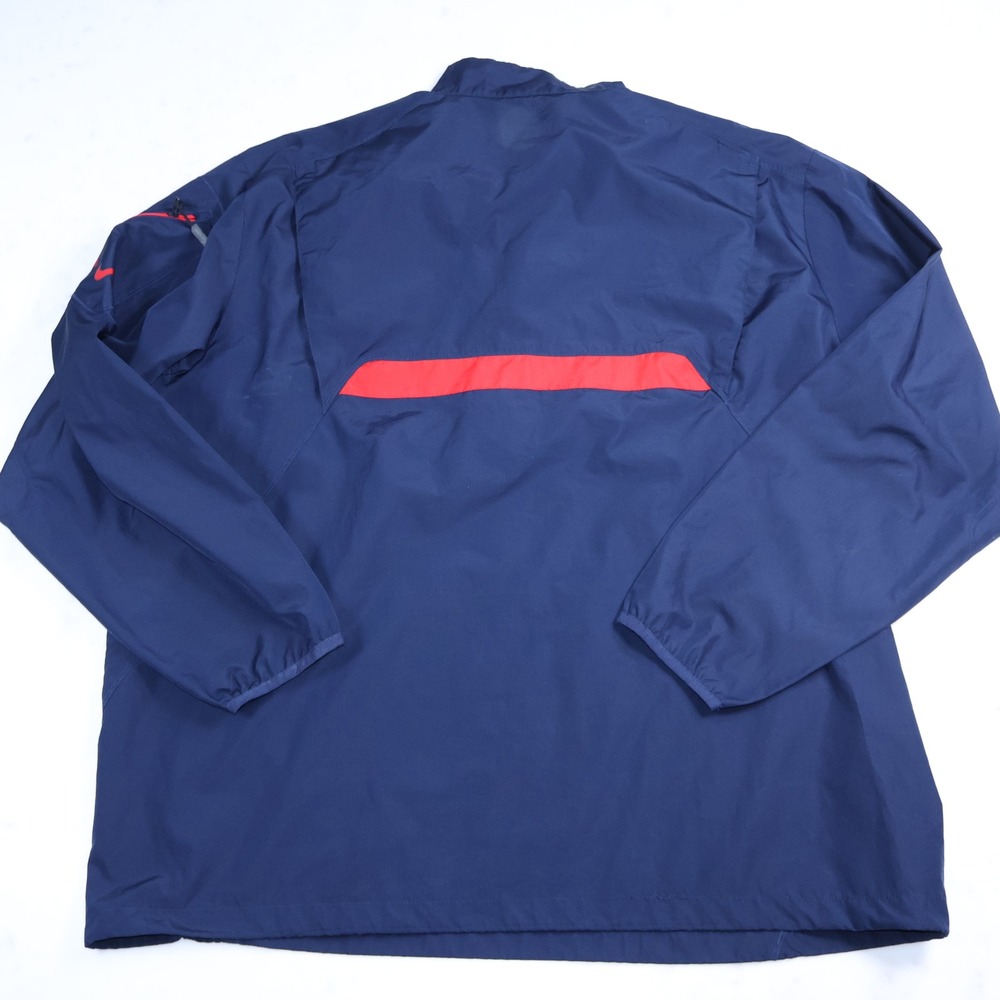 Nike Storm-Fit Belmont Bruins 1/2 Zip Woven Jacket Mens XL Navy Blue - Picture 8 of 10